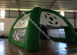 Zielony nadmuchiwany namiot imprezowy z nadrukiem cyfrowym Odporny na wiatr Bezpieczny nietoksyczny