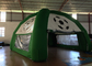 Zielony nadmuchiwany namiot imprezowy z nadrukiem cyfrowym Odporny na wiatr Bezpieczny nietoksyczny