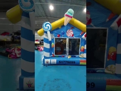 Cukierki PVC 3x3m dziecięce Wzbudzalny Dom Odbiór Dom Odbiór