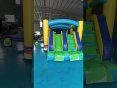 Cyfrowa drukowanie opalanie przeszkody Combo PVC Commercial opalanie bouncer Combo