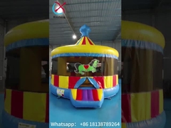 Komercyjny Carousel Odbiór Dom Puchliwa Park rozrywki Dom skokowy Puchliwa Wylotnik dla dzieci
