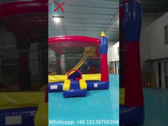Mini Blow Up Bounce House Nadmuchany Podmuchany Dom Z Wewnętrzną Stroną Combo Nadmuchany Zamek Skokowy