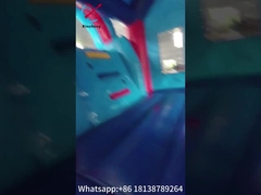 Nowy Mały Wylotowy Wylotowy PVC Wylotowy Wylotowy Kombo Z Slide SpidermMan Motyw rysunkowy