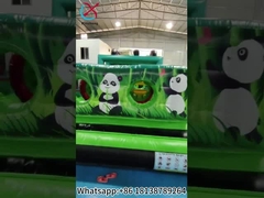 Płynne tory przeszkód Panda skakanie zamek Plac zabaw
