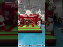 Nadmuchany Święty Mikołaj Skakanie Dom Nadmuchany Zamek