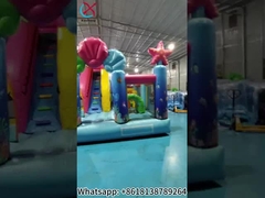 Nadmuchowy Ocean Bouncy House z Slide Combo Nadmuchowy Caslte dla dzieci