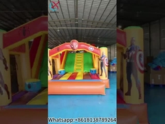 Fabryka Komercyjna Puchliwa Gra Sportowa Spider-Man Gra Skakanie Zamek