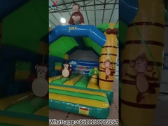 Wydmuchowy wystawca ze zjeżdżalnikiem Jungle Monkey