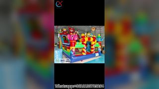 Niestandardowa kombinacja slajdów Bounce House dla wypożyczalni