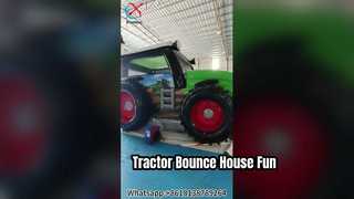 Traktor Bounce House Zabawa na farmie dla dzieci