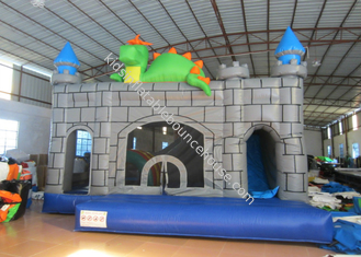Dragon Design Inflatable Jump House Wodoodporny druk cyfrowy 6 x 6 m do parku rozrywki