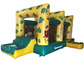 Forest Combo Inflatable Jump House Kryty plac zabaw klasy komercyjnej 6 X 3,6 m