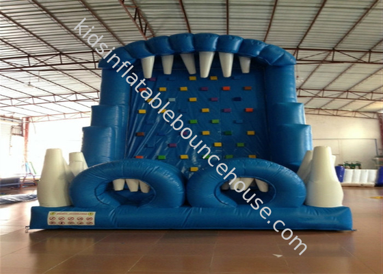 Blue Rock Climbing Bounce House 6 x 4m Komercyjna drabina nafalowa