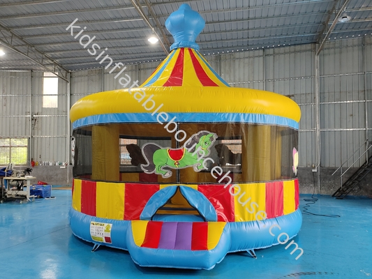 Komercyjny Carousel Odbiór Dom Puchliwa Park rozrywki Dom skokowy Puchliwa Wylotnik dla dzieci