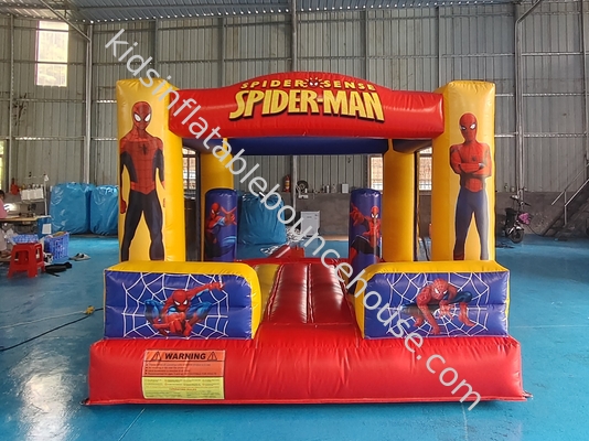 Nowy projekt podmuchowy dom odbicia Spiderman bohater kreskówki podmuchowy trampolin skakanie dom zamek dla dzieci