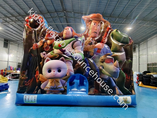 Nowy Design Cyfrowa Drukowanie Nadmuchowy Odbiór Dom ze slajdami Toy Story Nadmuchowy Skakanie Zamek dla dzieci