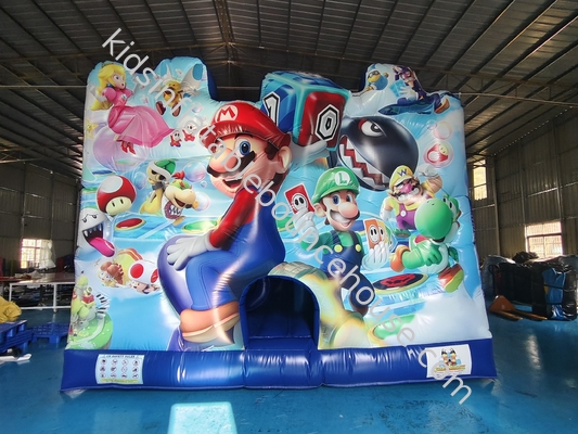 Cyfrowe drukowanie Puchny dom z slajdami Super Mario Puchny zamek