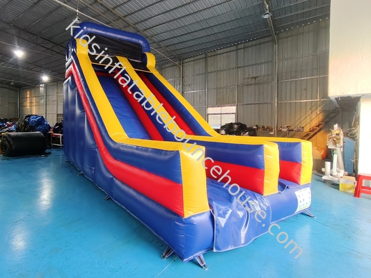 Komercyjny 0,55 mm pvc Tarpaulin Gigant Inflatable Slides Outdoor Inflatable Water Slides Zamek dla dzieci i dorosłych