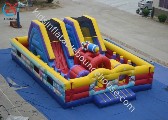 Zindywidualizowane Rocket naladwalny Fun City Naladwalne Bouncy House Ślizgowy Zamek dla dzieci