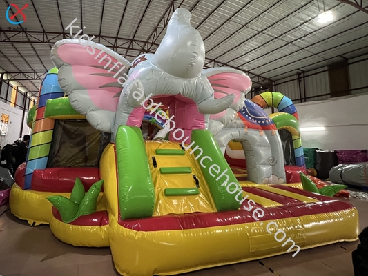 Producent Zoo Nawierzchnia na powietrze Fun City Nawierzchnia na powietrze Bouncy House Slide Castle