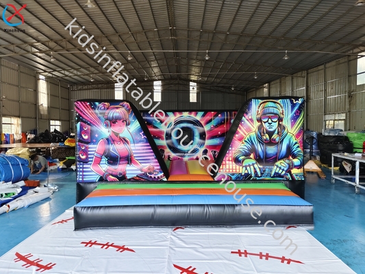 Komercyjny Napływany Disco Taniec Skakanie Zamek Napływany Wylotnik