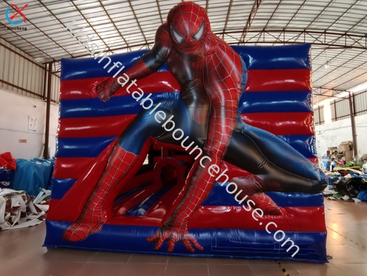 Fabryczny podmuchany Spiderman Odbiór dom z zjeżdżalnikiem Kombo Zamek podmuchany