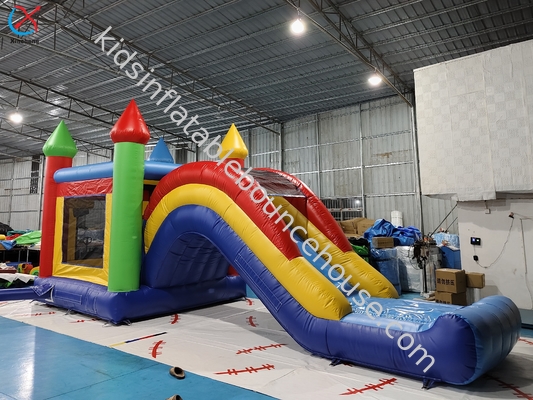 Komercyjny kolorowy puchany domek z podskoku