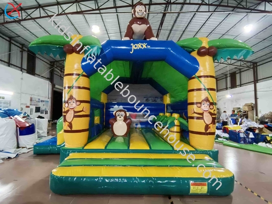Komercyjny Dom Pucharowy Jungle Monkey Combo Jumping Castle