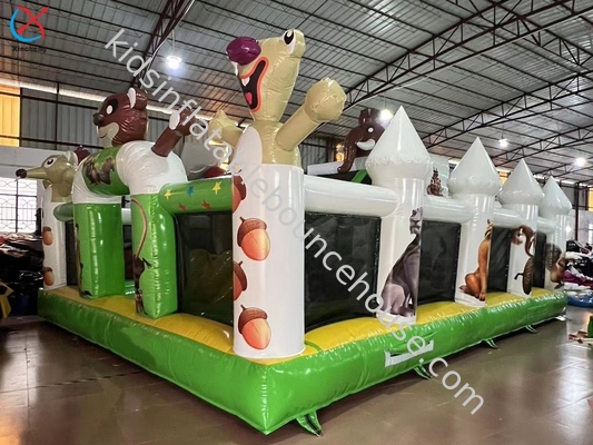 Producent: Inflatable Fun City, dmuchany zamek do skakania z zjeżdżalnią