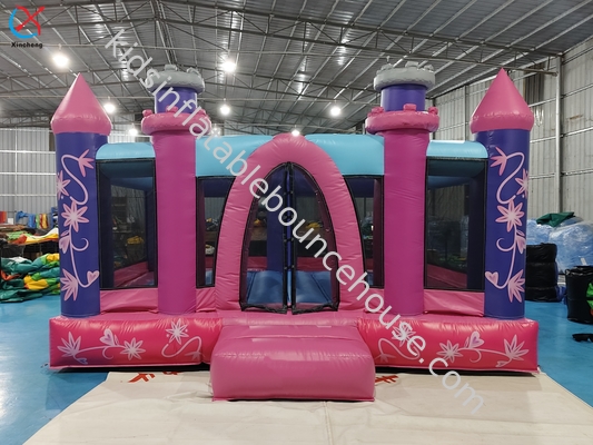 Princess Castle Kids Inflatable Bounce House 0,55 mm Plandeka pcv 3 - 15 lat Dzieci