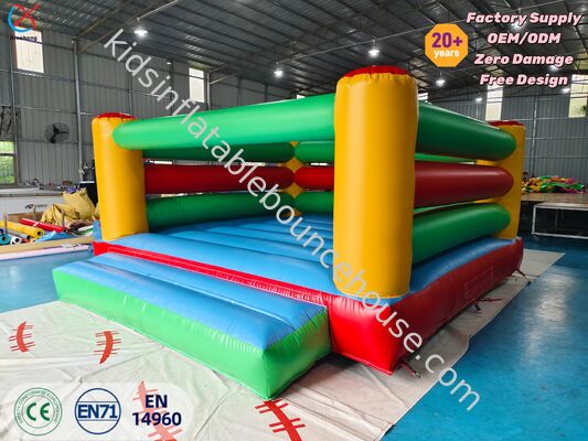 Multicolor Inflatable Bouncy Castle Heavy-Duty PVC Commercial-Grade for Rentals